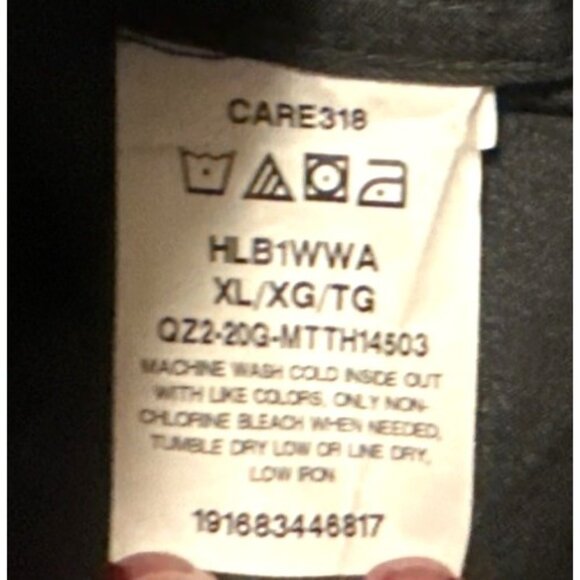 Wrangler Flex for Comfort Dark Gray Button-Down Shirt Cotton Blend Men's Size XL - Picture 16 of 16